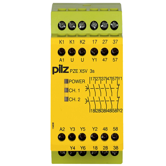 774593 New PILZ PZE X5V 3/24VDC 5n/o fix